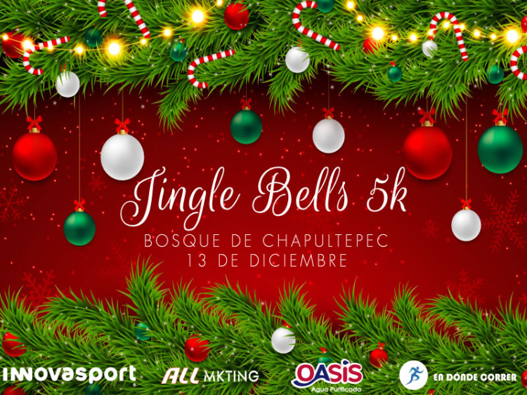 Jingle Bells 2025 carrera navideña 5k en CDMX