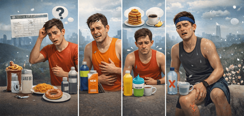 Errores nutricionales maratón: Evítalos día clave