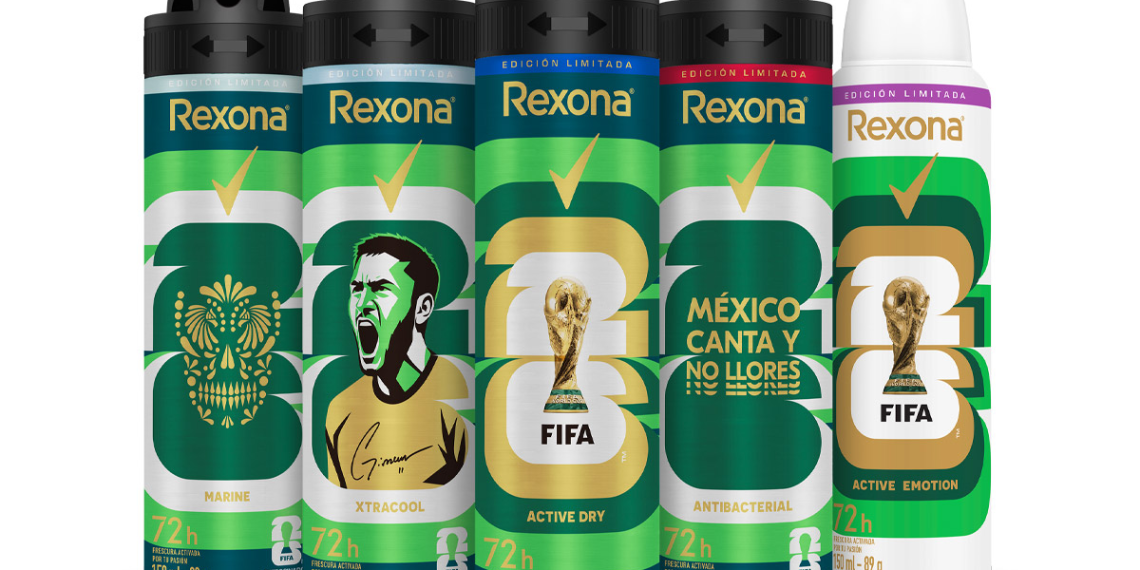 Desodorante Mundial: Rexona para 2026