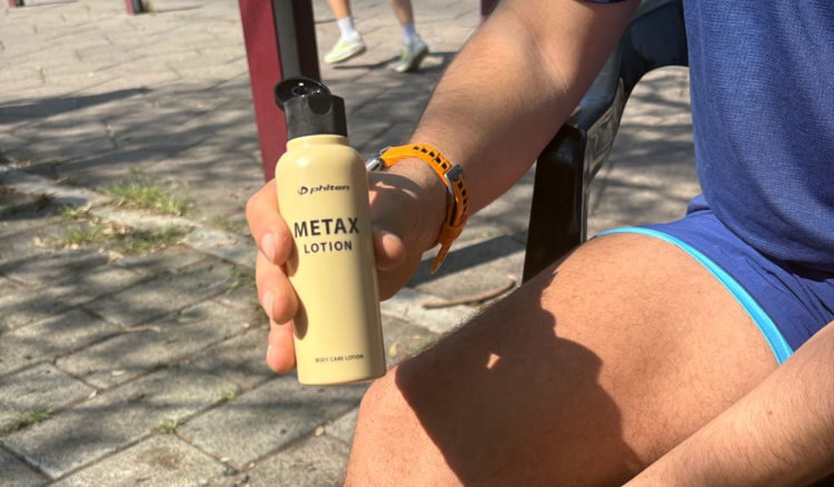 Loción corporal metax con espirulina máxima