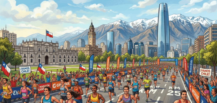 Maratón de Santiago Chile: Recorrido y Altimetría 2025