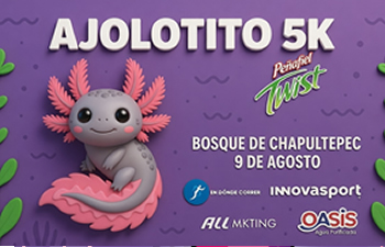 Ajolotito 5K 2026: carrera infantil y familiar en México