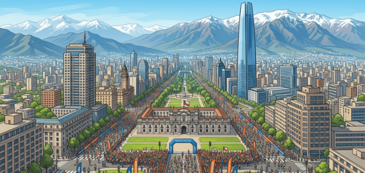 Maratón Santiago de Chile 2026: Ruta y Altimetría