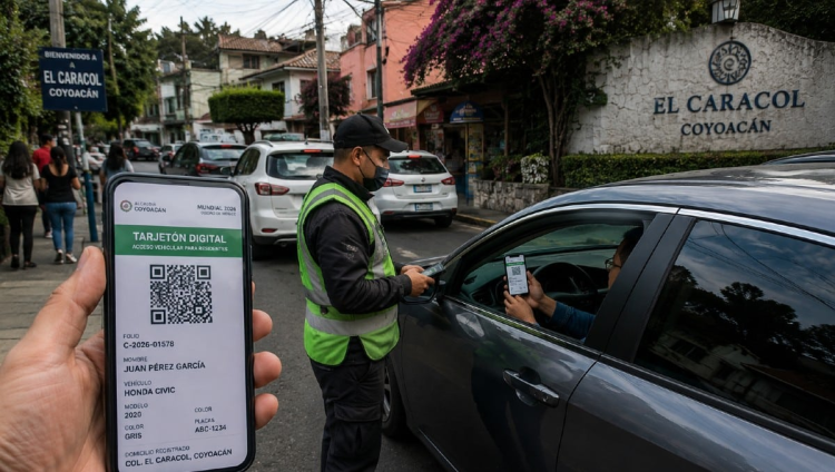 permiso para circular cerca del Estadio Banorte mundial 2026
