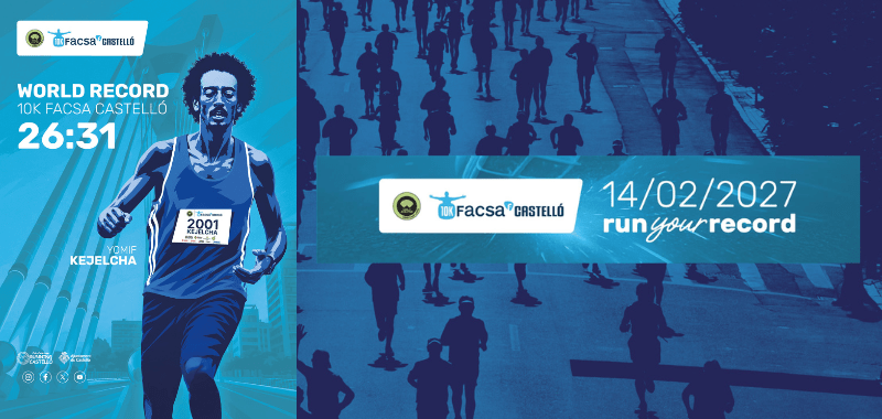 record mundial 10K Castellón marca histórica oficial