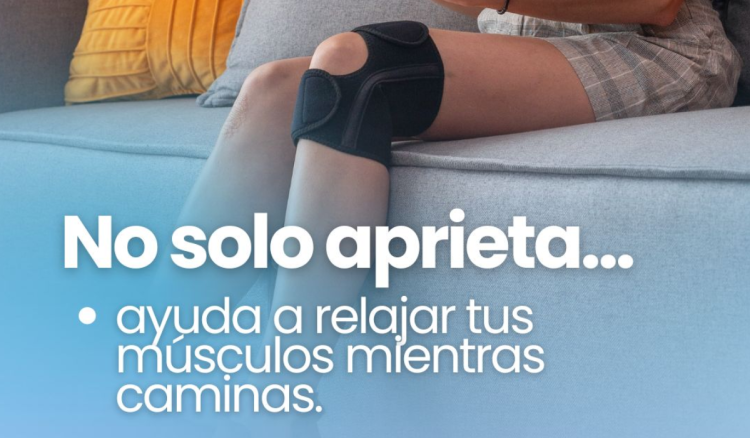 Rodillera Phiten para el dolor de rodilla